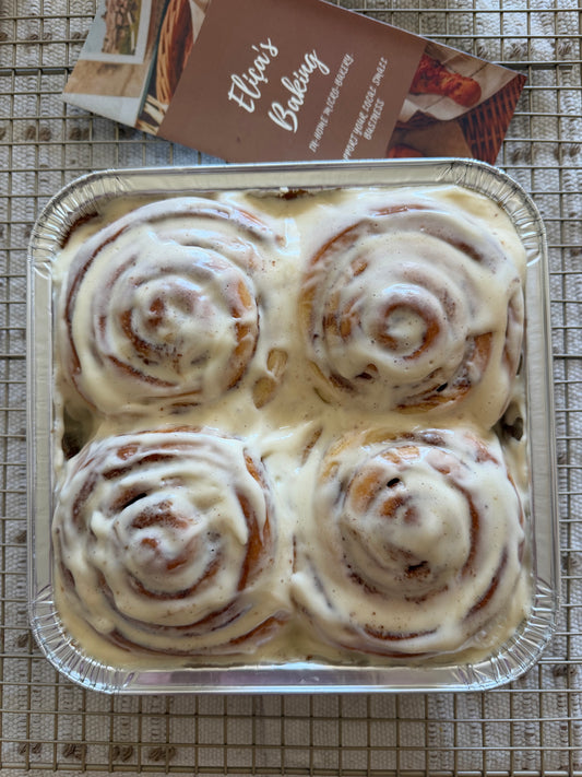 SOURDOUGH CINNAMON ROLLS - PACK OF 4
