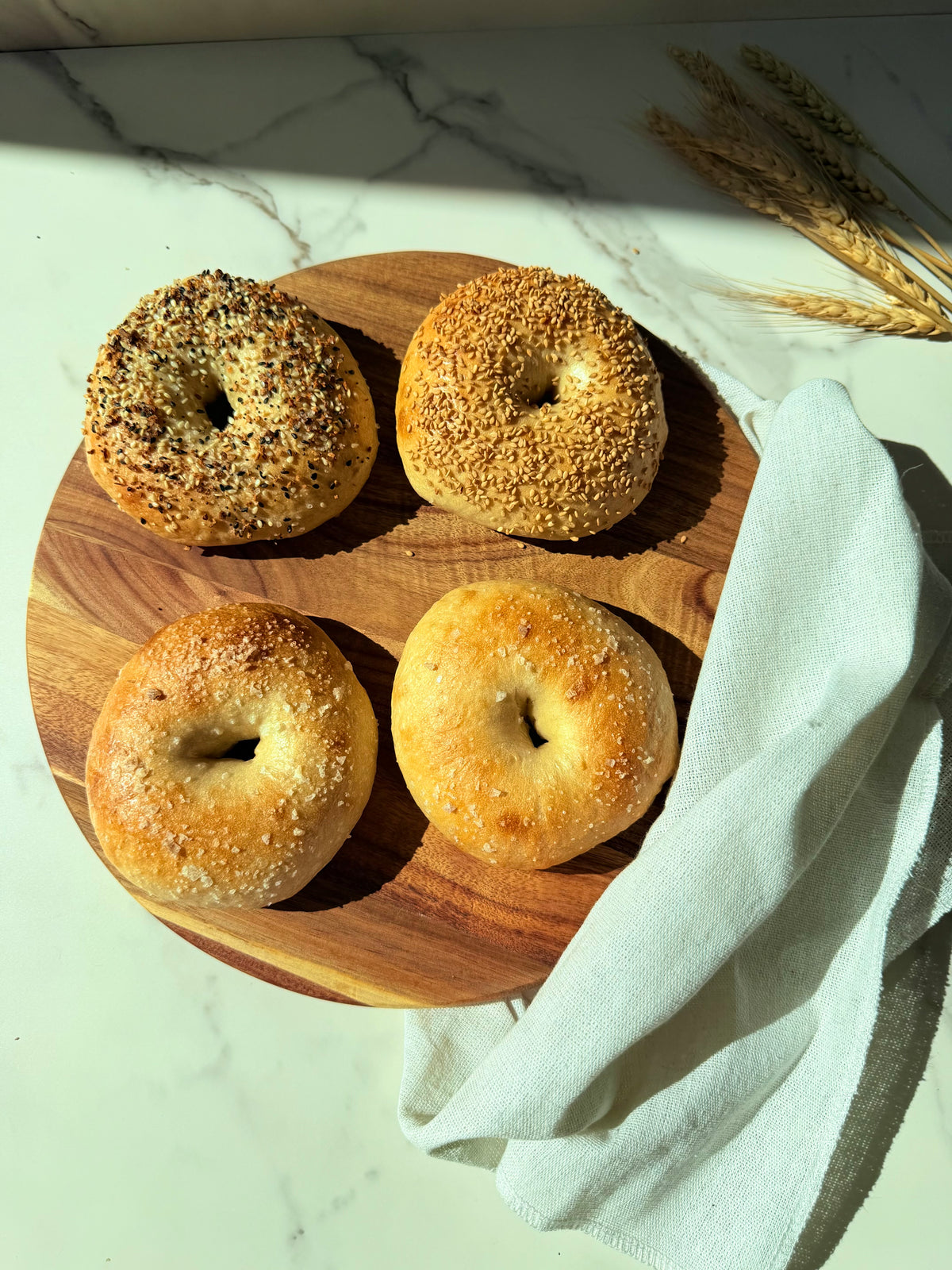 Organic Sourdough Bagels - Pack of 4