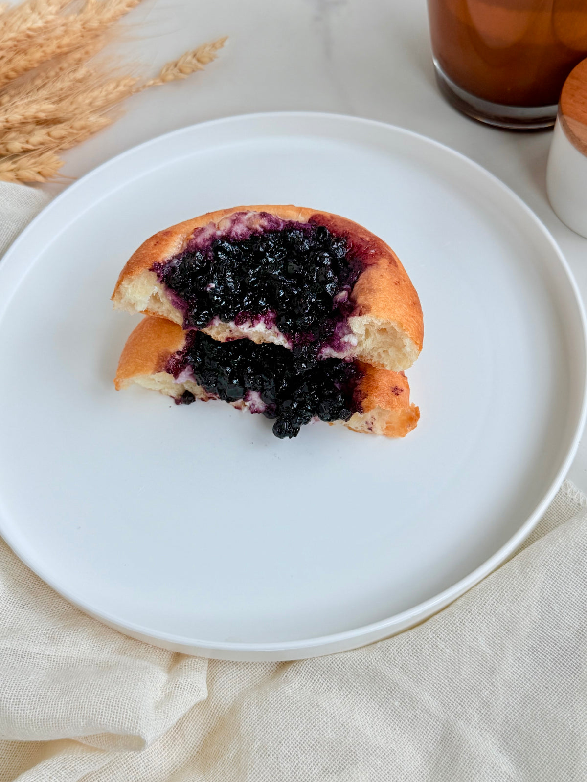 Wild Blueberry & Cheese Sourdough Danish