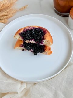 Wild Blueberry & Cheese Sourdough Danish