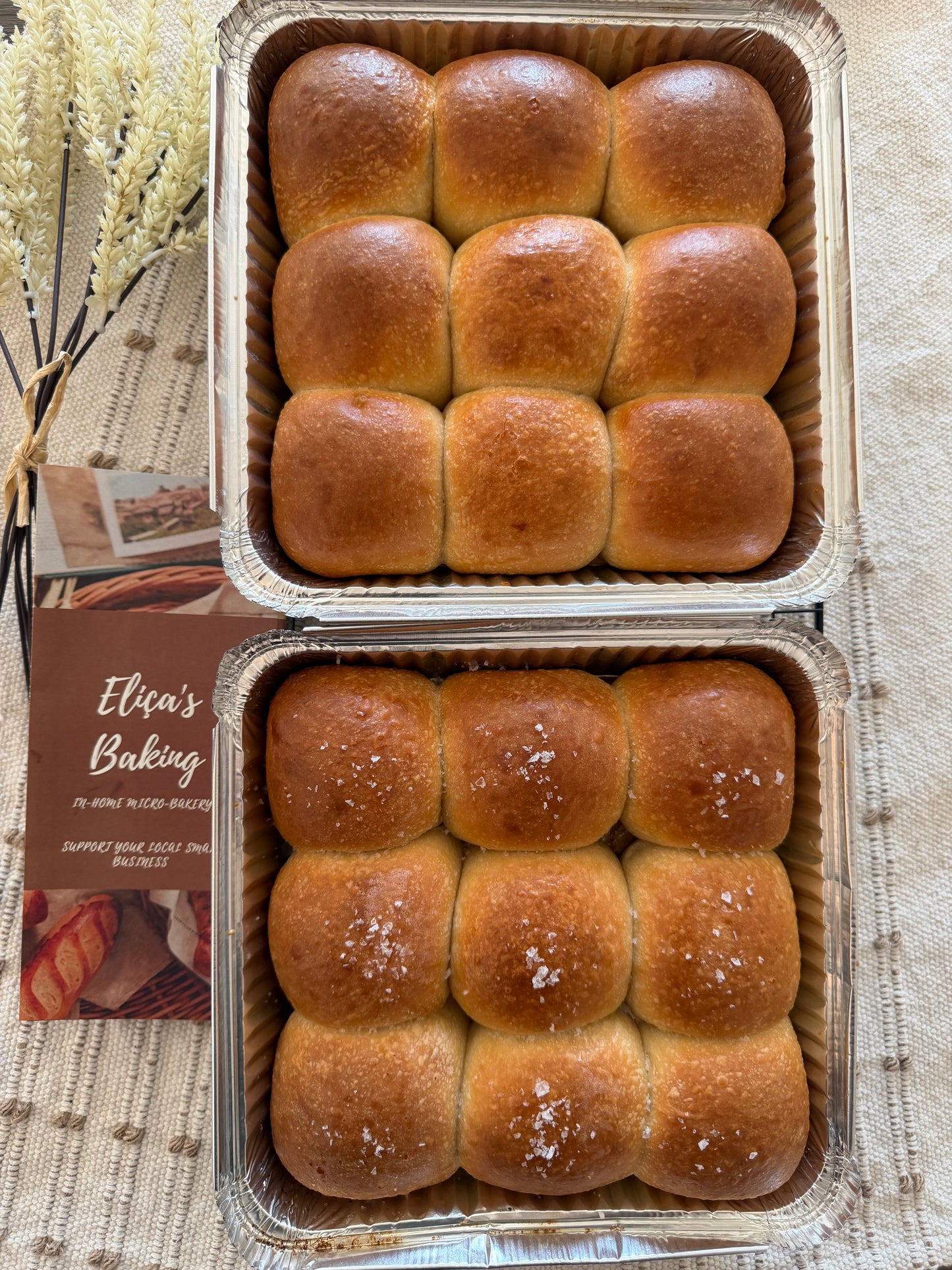 ORGANIC SOURDOUGH DINNER ROLLS - 9 ROLLS