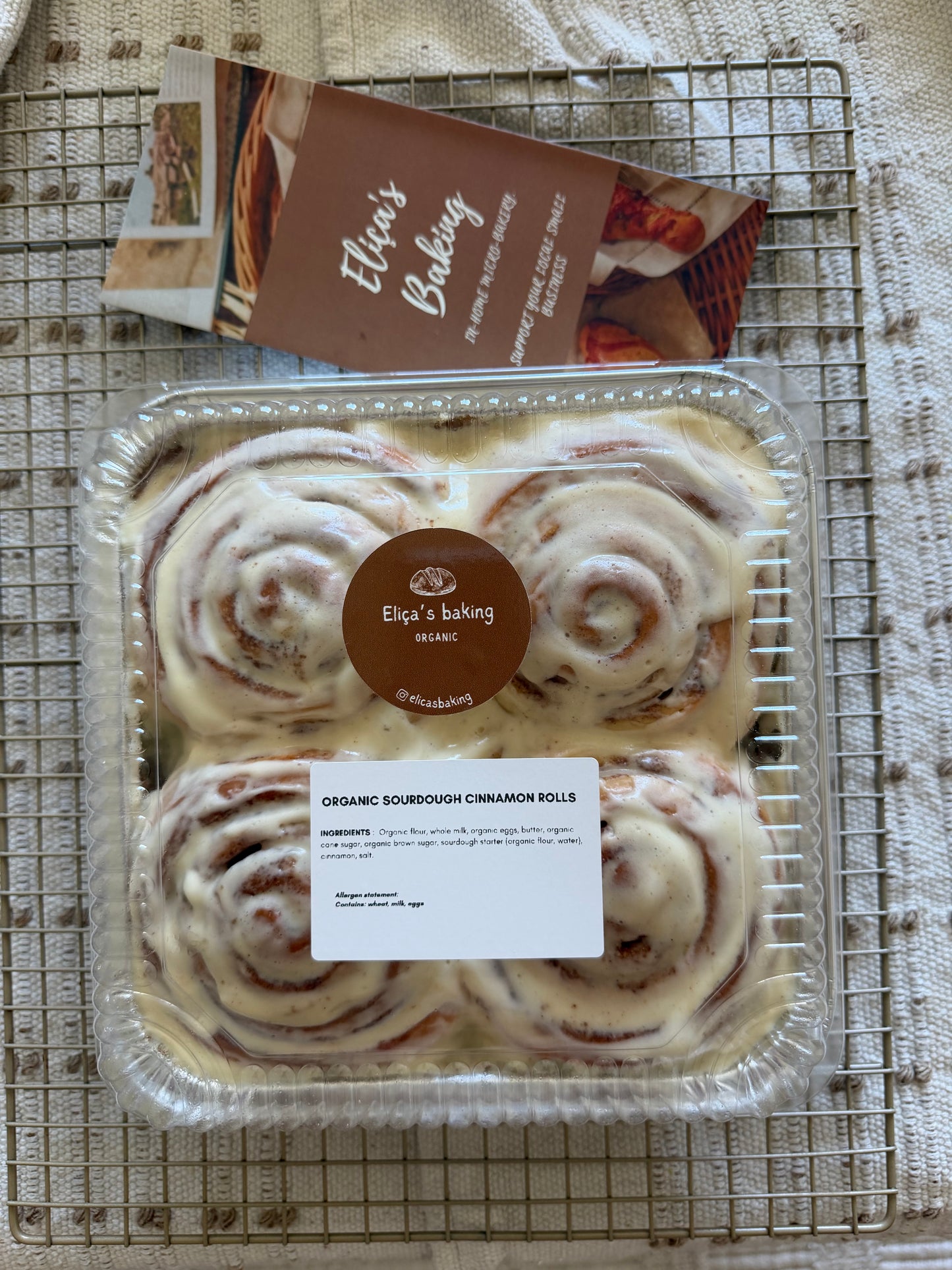 1. SOURDOUGH CINNAMON ROLLS - PACK OF 4