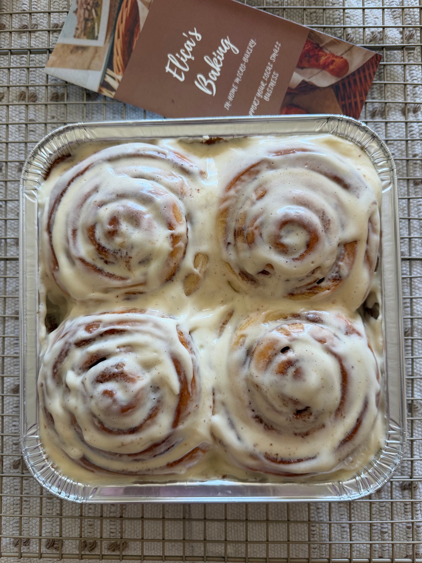 1. SOURDOUGH CINNAMON ROLLS - PACK OF 4
