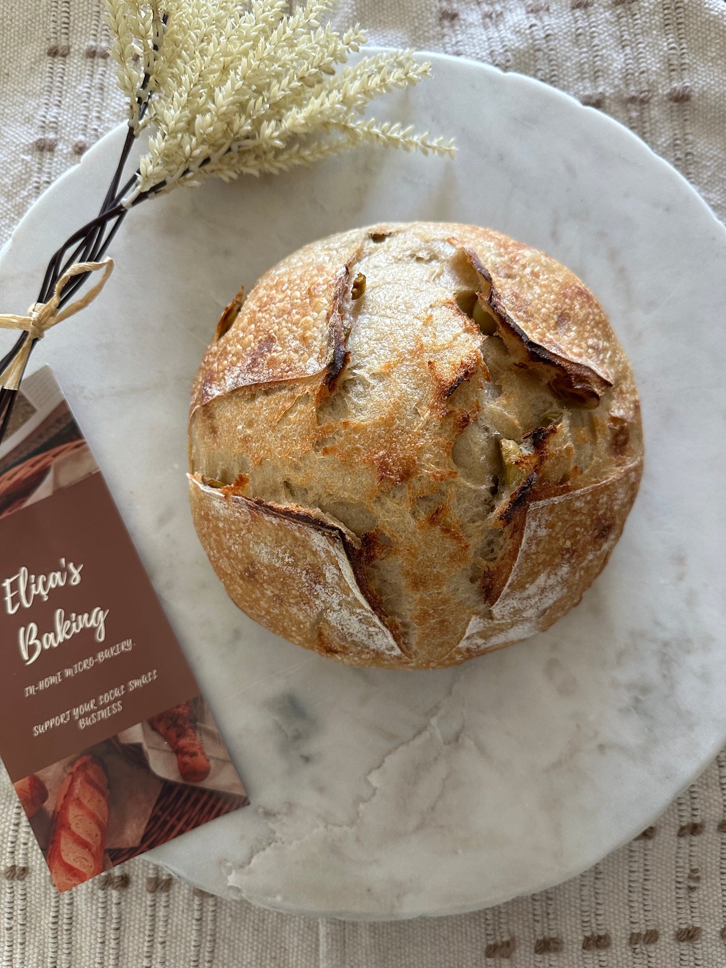 SOURDOUGH OLIVE BREAD