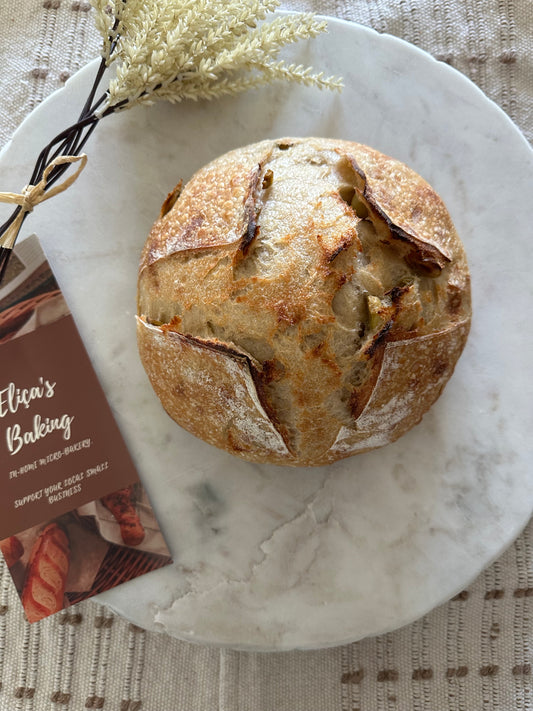 SOURDOUGH OLIVE BREAD