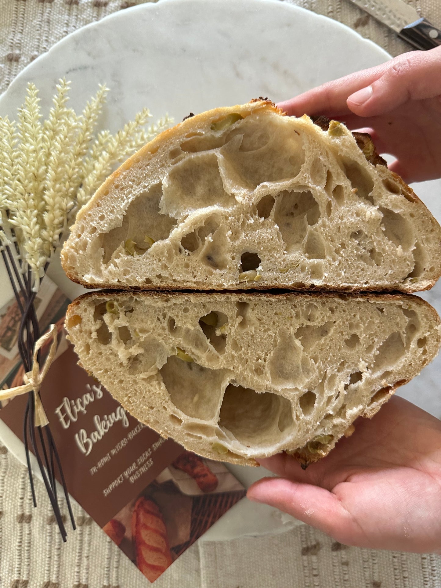 SOURDOUGH OLIVE BREAD